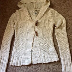 Rip Curl Cream V-Neck Sweater